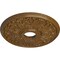 Ekena Millwork Apollo Medallion (Canopies up to 5 5/8"), 16 1/2"OD x 3 5/8"ID x 1 1/8"P, Smokey Topaz Crackle CM16APSTC - alternate 3